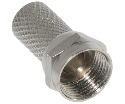 Kabel i złączka do TV DPM SOLID Wtyk "F" 6.8 HQ